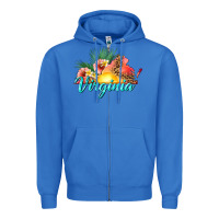 True Royal summer virginia Zipper Hoodie - texasbilliewilder