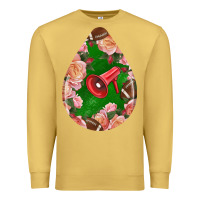 Antique Gold american football and western roses teardrop Premium Sweatshirt - BundleAndBundleShop