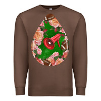 Chestnut american football and western roses teardrop Premium Sweatshirt - BundleAndBundleShop