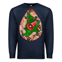 Navy american football and western roses teardrop Premium Sweatshirt - BundleAndBundleShop