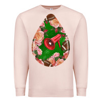 Pale Pink american football and western roses teardrop Premium Sweatshirt - BundleAndBundleShop