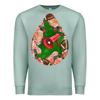 Seafoam american football and western roses teardrop Premium Sweatshirt - BundleAndBundleShop