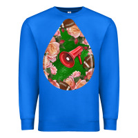 True Royal american football and western roses teardrop Premium Sweatshirt - BundleAndBundleShop