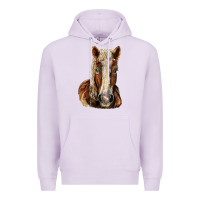 Lilac Belgian Horse Premium Hoodie - LillyAllenDesigns