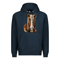 Navy Belgian Horse Premium Hoodie - LillyAllenDesigns