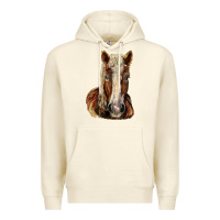 Sandshell Belgian Horse Premium Hoodie - LillyAllenDesigns