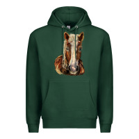 Sports Green Belgian Horse Premium Hoodie - LillyAllenDesigns