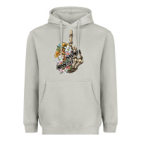 Moon Dust sensitive savage skeleton middle finger Heavyweight Hoodie - FaDigitalArtStudio