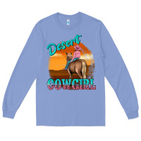 Colony Blue desert cowgirl Long Sleeve Tee - texasbilliewilder