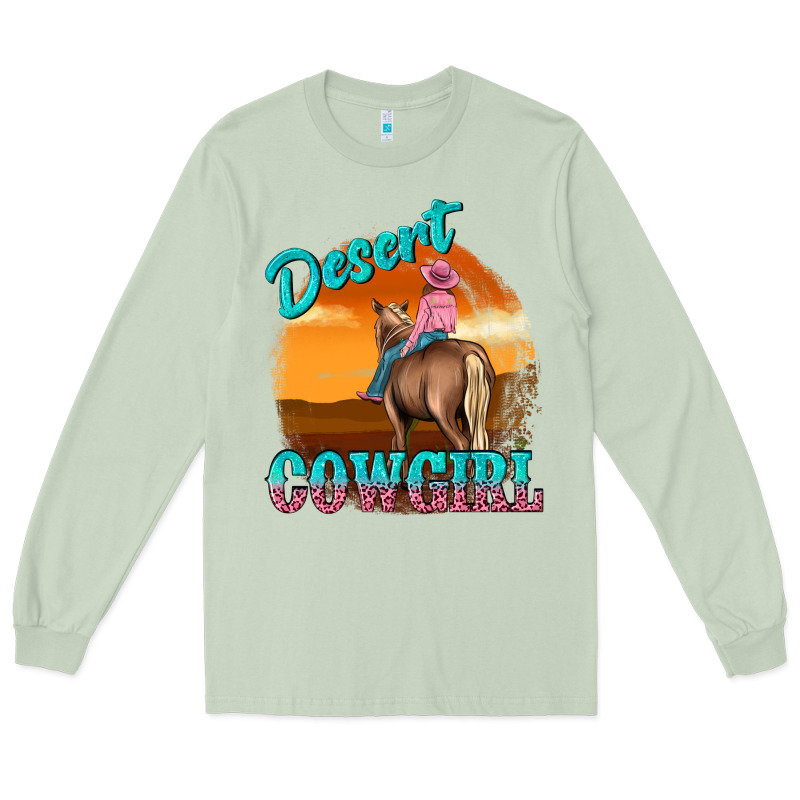 Desert Cowgirl Long Sleeve Tee by texasbilliewilder | Teevron