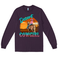 Plum desert cowgirl Long Sleeve Tee - texasbilliewilder