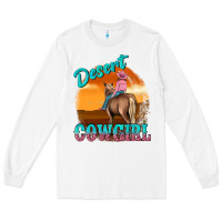 White desert cowgirl Long Sleeve Tee - texasbilliewilder