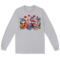 Moon Dust christmas stitch coffee cups Long Sleeve Tee - AdoDesignShop