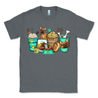 Charcoal Heather french bulldog coffee cups Classic Tee - Zillion Design Studio