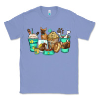 Colony Blue french bulldog coffee cups Classic Tee - Zillion Design Studio