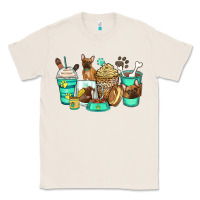 Natural french bulldog coffee cups Classic Tee - Zillion Design Studio