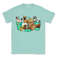 Seafoam french bulldog coffee cups Classic Tee - Zillion Design Studio