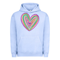 Pigment Grape Ice valentine's day colorful heart Urban Hoodie - MaliasSmallBusiness