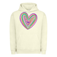 Pigment Pistachio valentine's day colorful heart Urban Hoodie - MaliasSmallBusiness