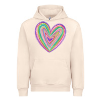Sandshell valentine's day colorful heart Urban Hoodie - MaliasSmallBusiness