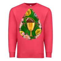 Cardinal american football and western roses teardrop Premium Sweatshirt - BundleAndBundleShop