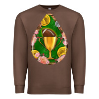 Chestnut american football and western roses teardrop Premium Sweatshirt - BundleAndBundleShop