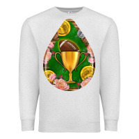Oatmeal Heather american football and western roses teardrop Premium Sweatshirt - BundleAndBundleShop