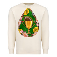 Sandshell american football and western roses teardrop Premium Sweatshirt - BundleAndBundleShop
