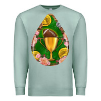 Seafoam american football and western roses teardrop Premium Sweatshirt - BundleAndBundleShop