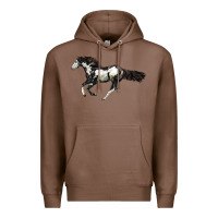 Chestnut American Paint Horse Premium Hoodie - LillyAllenDesigns