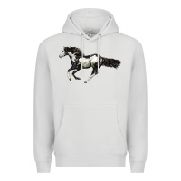 Dove Grey American Paint Horse Premium Hoodie - LillyAllenDesigns