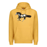 Mustard American Paint Horse Premium Hoodie - LillyAllenDesigns