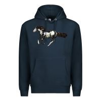 Navy American Paint Horse Premium Hoodie - LillyAllenDesigns