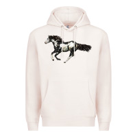 Pale Pink American Paint Horse Premium Hoodie - LillyAllenDesigns