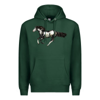 Sports Green American Paint Horse Premium Hoodie - LillyAllenDesigns