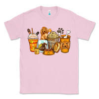Bubblegum Pink cocker spaniel coffee cups Classic Tee - Zillion Design Studio