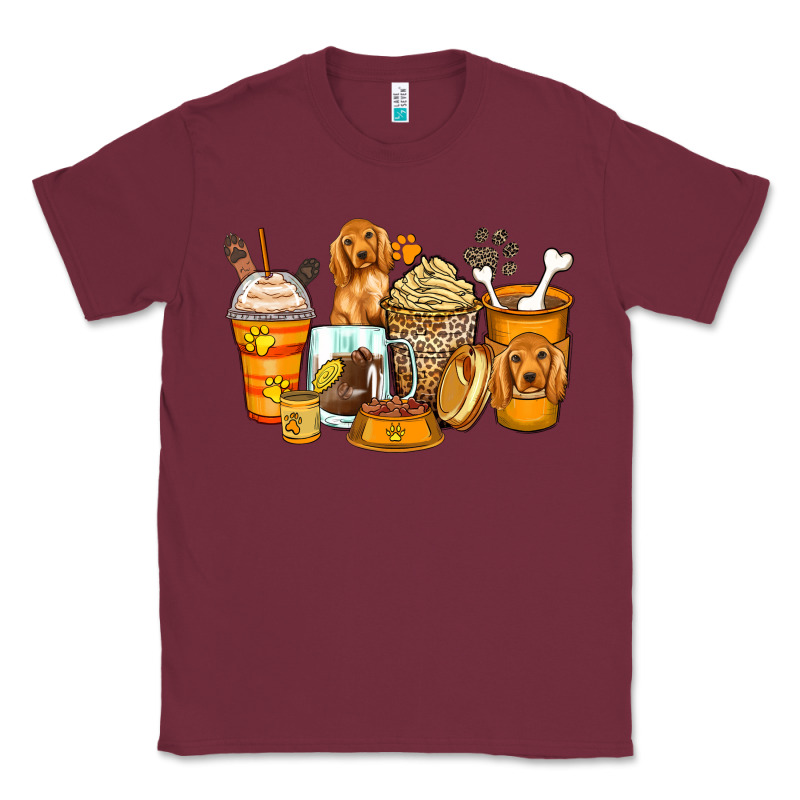 Cocker Spaniel Coffee Cups Classic Tee by Zillion Design Studio | Teevron