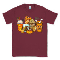 Burgundy cocker spaniel coffee cups Classic Tee - Zillion Design Studio
