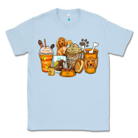 Dusty Blue cocker spaniel coffee cups Classic Tee - Zillion Design Studio