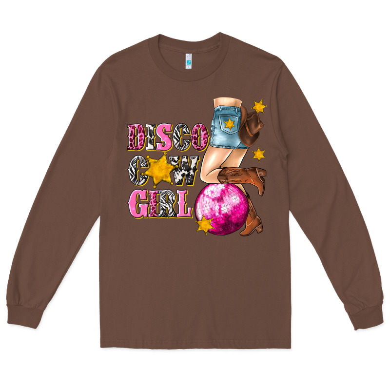 Disco Cowgirl Long Sleeve Tee by texasbilliewilder | Teevron