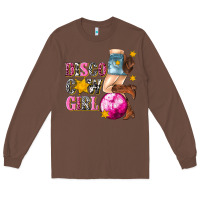 Chestnut disco cowgirl Long Sleeve Tee - texasbilliewilder