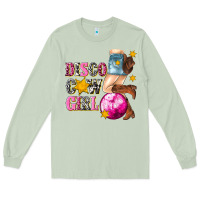 Matcha disco cowgirl Long Sleeve Tee - texasbilliewilder