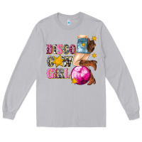 Moon Dust disco cowgirl Long Sleeve Tee - texasbilliewilder