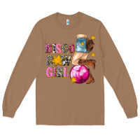 Toasted Coconut disco cowgirl Long Sleeve Tee - texasbilliewilder