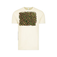 Vintage Arctic leopard with green glitter Vintage Tee - Artiststas