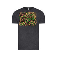 Vintage Black leopard with green glitter Vintage Tee - Artiststas