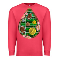 Cardinal american football and western roses teardrop Premium Sweatshirt - BundleAndBundleShop