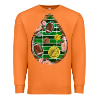 Carrot american football and western roses teardrop Premium Sweatshirt - BundleAndBundleShop