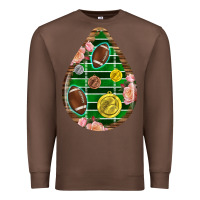 Chestnut american football and western roses teardrop Premium Sweatshirt - BundleAndBundleShop