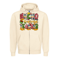 Sandshell nacho average teacher Zipper Hoodie - Zillion Design Studio
